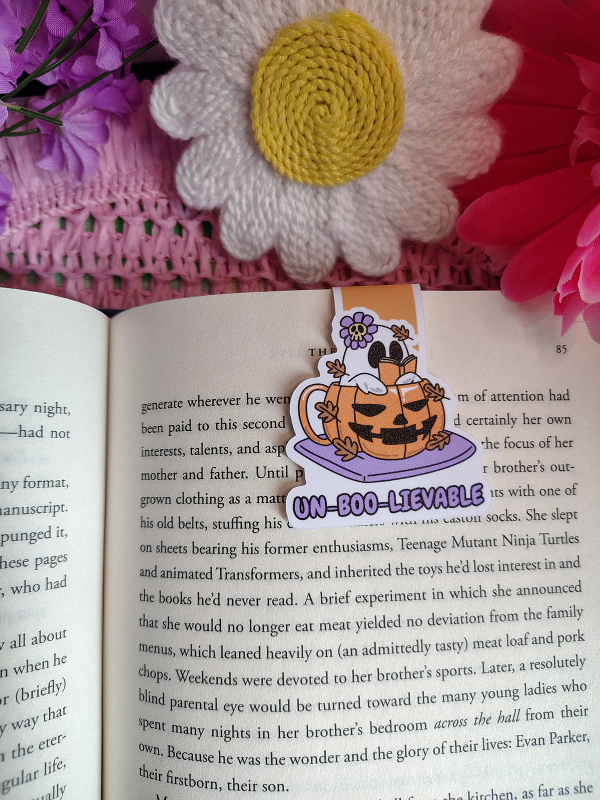 Un-BOO-Lievable Reading Ghost Magnetic Bookmark