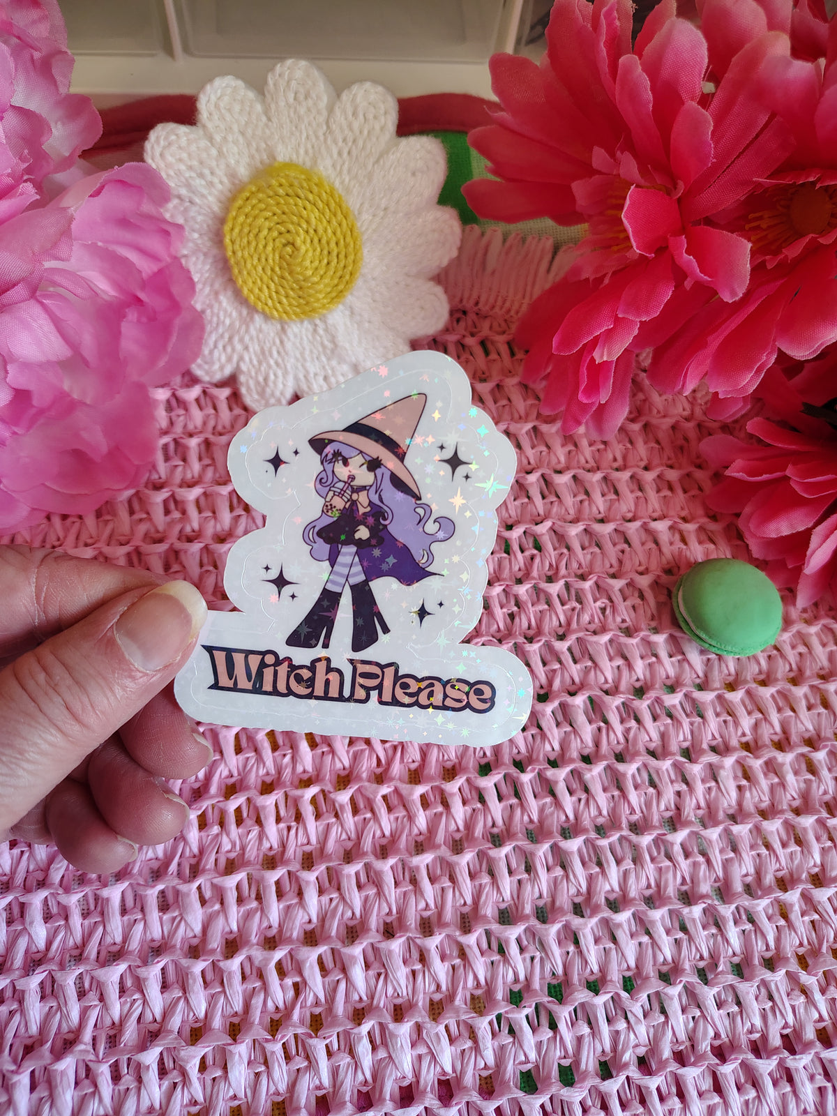 Witch Please Boba Sticker