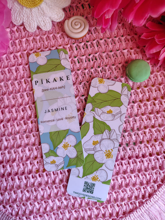 Hawaiian Pīkake Jasmine Bookmark