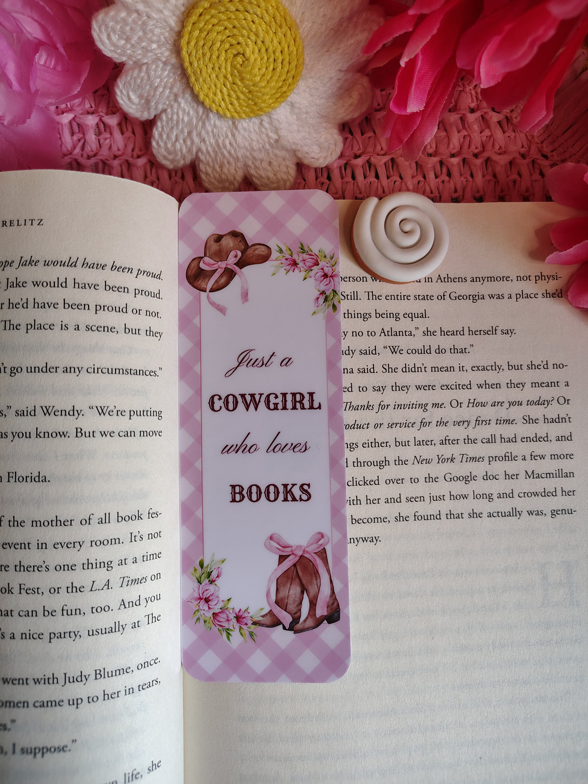 Just a Cowgirl Who Loves Books Bookmark