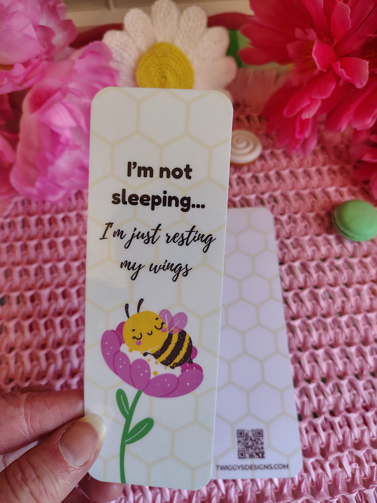 Resting My Wings Bee Bookmark